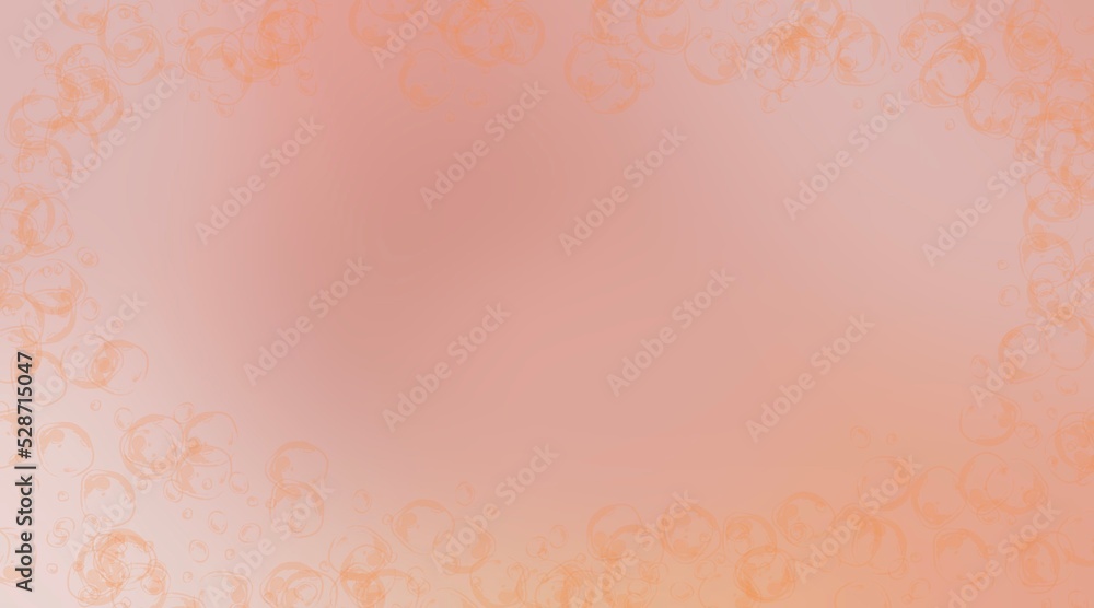 pale blur color vintage background with orange bubble