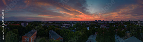 Sunrise Hamburg Panorama