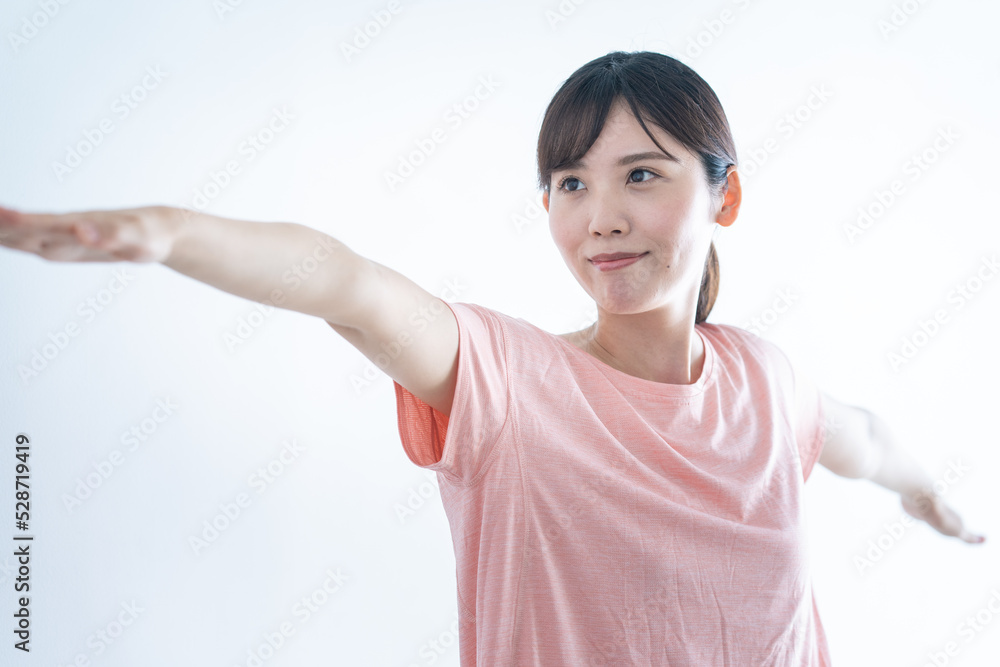 スポーツを楽しむ女性 スポーツを楽しむ女性