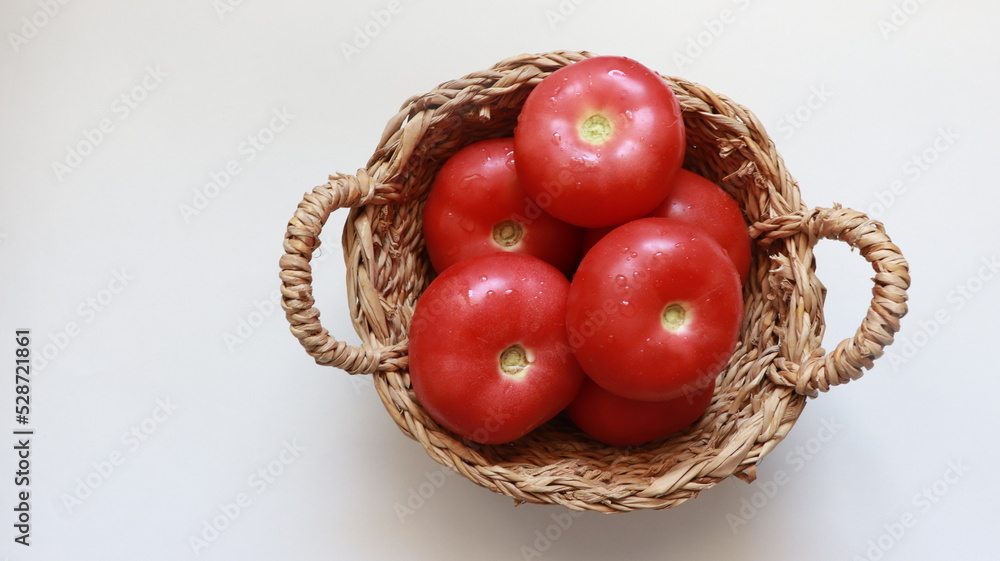 tomatoes in basket