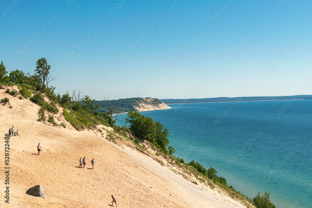 Sleeping Bear Dunes National Seashore on Lake Michigan.