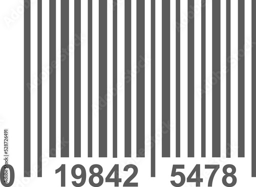 Barcode isolated scanning bar code outline icon