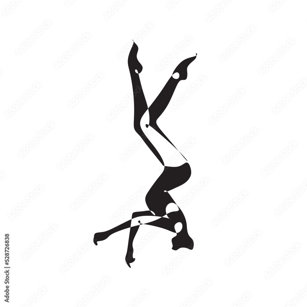 Cubism abstract woman sexy nude body, line drawing, trendy vector art, fashion cute minimal design. Contemporary monohrome artwork Cubism abstract woman sexy nude body, line drawing, trendy vector art, fashion cute minimal design. Contemporary monohrome artwork