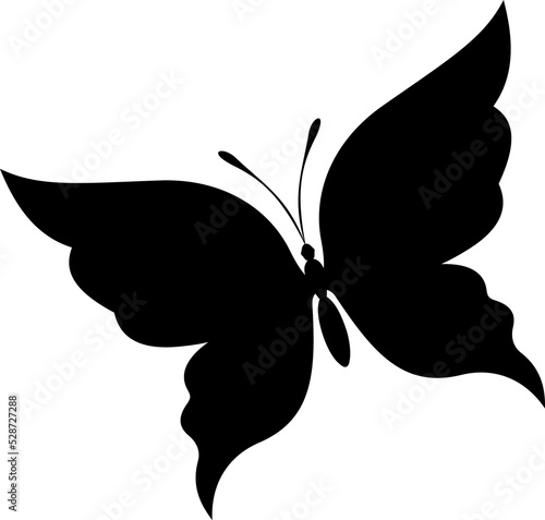 Photography Butterfly moth, swallowtail machaon silhouette