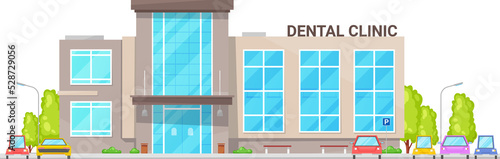 Dental clinic, dentist medical building, dentistry