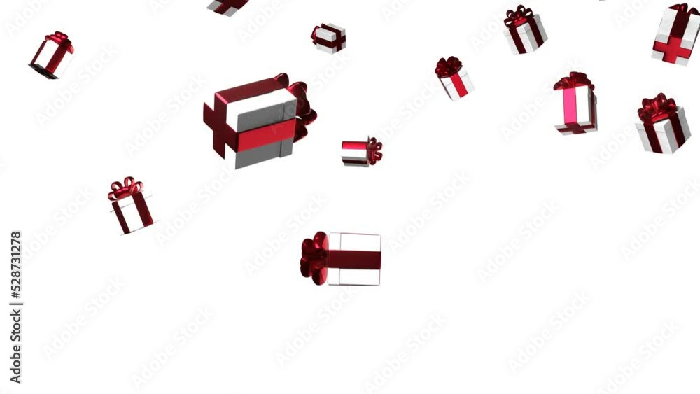 White gift boxes with red ribbon bow on white background.
Christmas present,birthday,anniversary concept.
White gift boxes with red ribbon bow on white background.
Christmas present,birthday,anniversary concept.