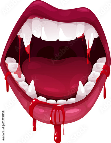 Fototapeta usta kreskówka ekspresowy kobieta