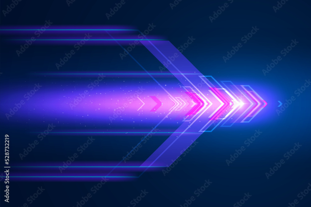 Abstract speed movement of arrows Abstract speed movement of arrows