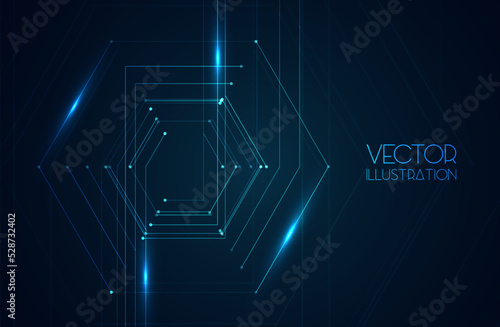 Abstract circuit board background