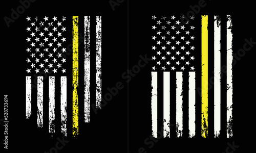 Thin Yellow Line Flag Design