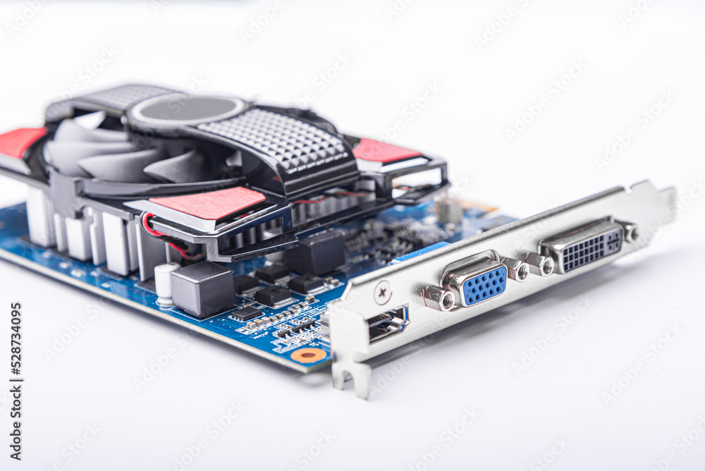 Computer gaming powerful modern graphic card. Computer gaming powerful modern graphic card.