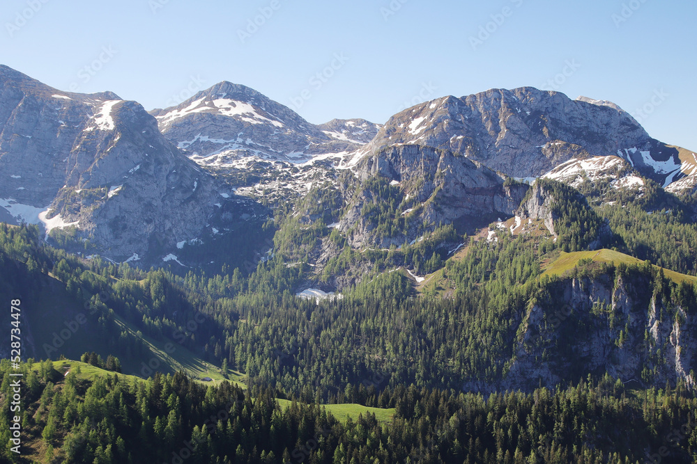 View from Jenner mountain, near Koenigsee, Germany	
