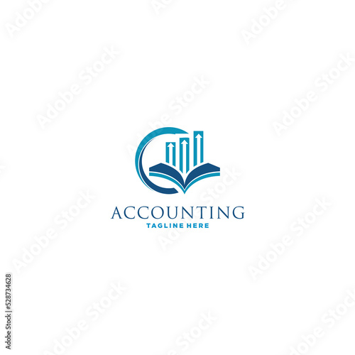 financial symbol vector design logo