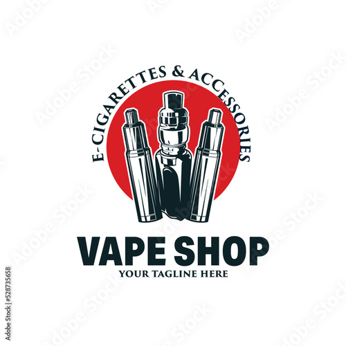 Vapor logo - electronic smoke logo design inspiration