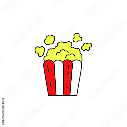 popcorn cute simple picture