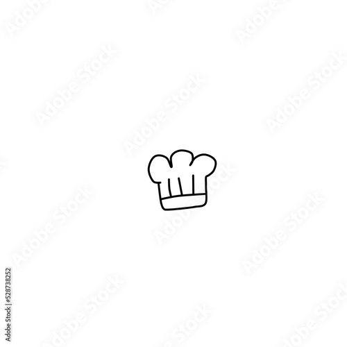 the chef's hat is a simple picture