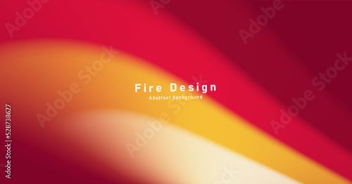 Abstract fire blurred waves close up background. Vector illustration