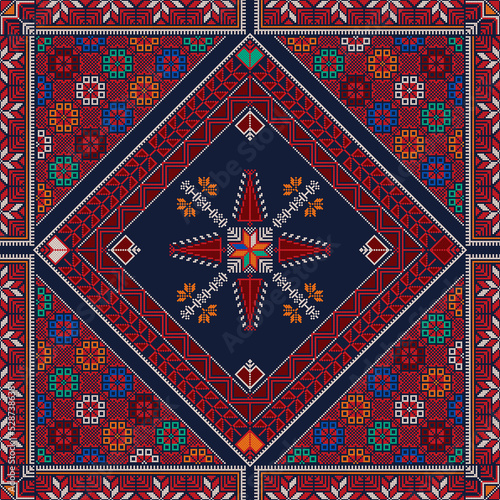 Decorative Palestinian pattern 1