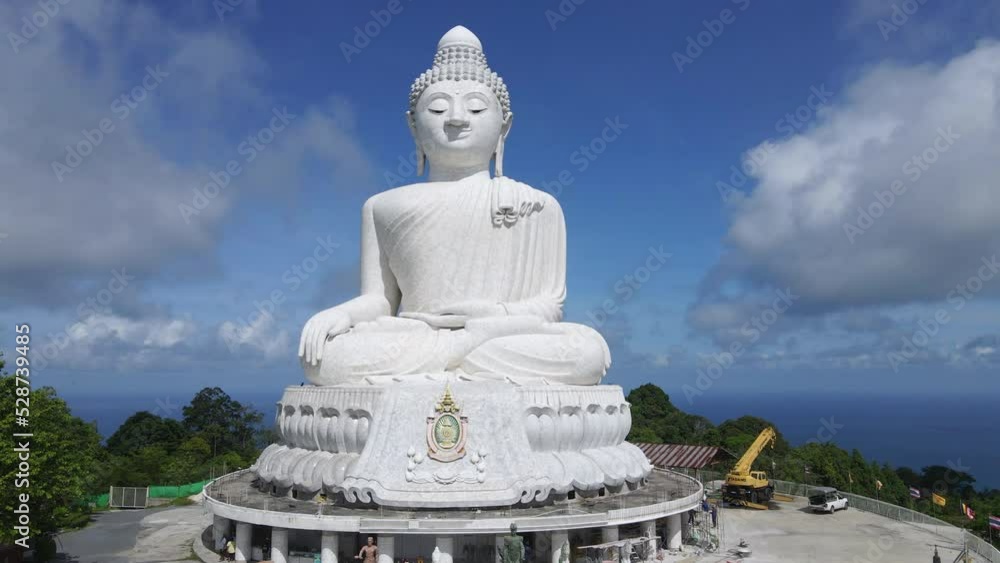 The statue of Big Buddha, Phuket, Thailand. The statue of Big Buddha, Phuket, Thailand.