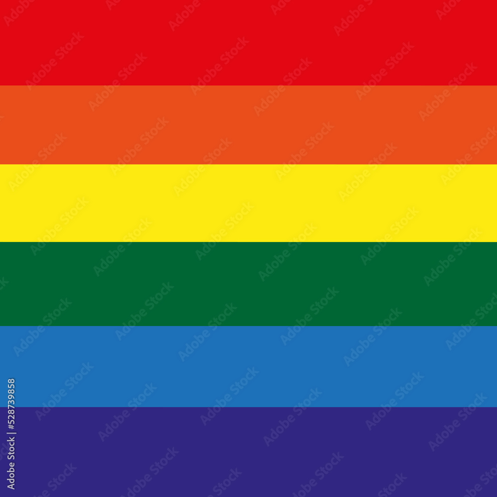 Rainbow background with copy space. Pride month. LGBT flag. Striped background.