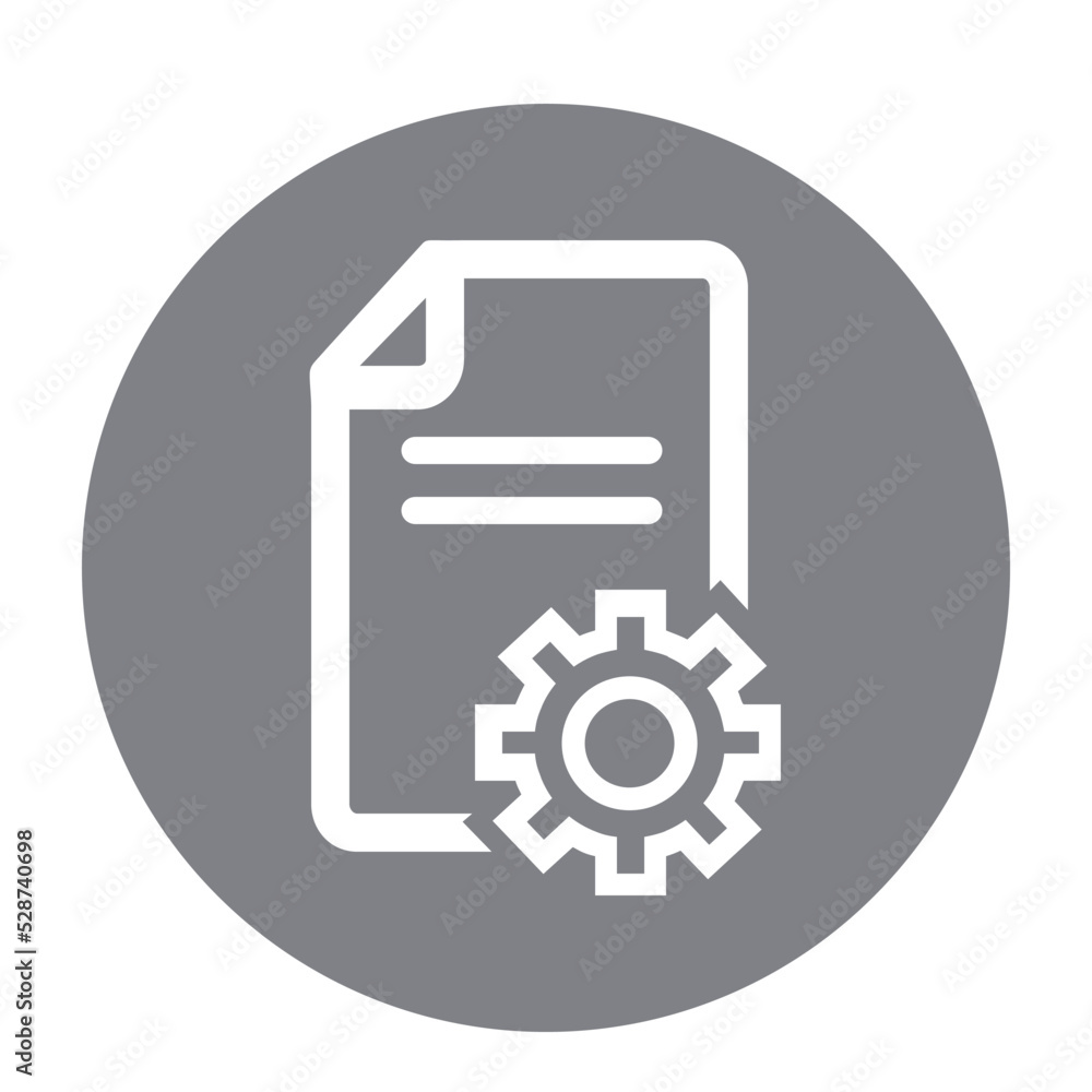 Content management, copywriting, development, file, gear icon Content management, copywriting, development, file, gear icon