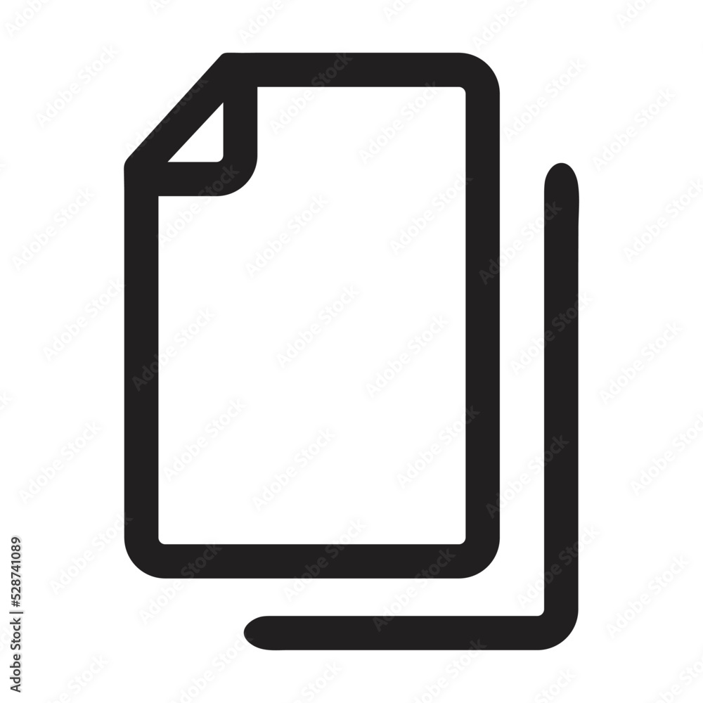 Copy file icon. Duplicate document symbol.
Copy file icon. Duplicate document symbol.