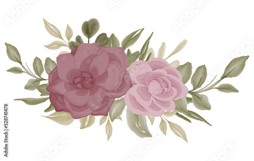 flower arrangement bouquet watercolor clipart