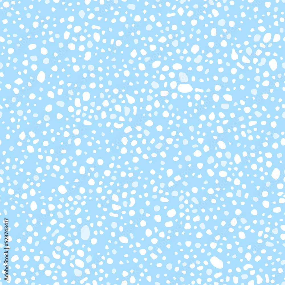 White spots pattern on blue White spots pattern on blue