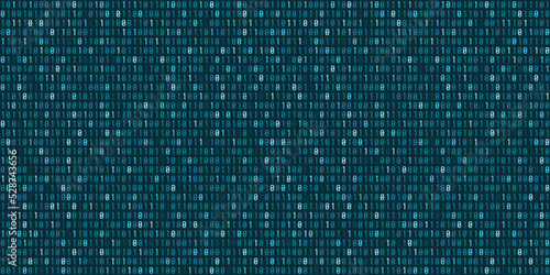 Binary code seamless vector background