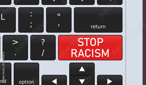 Stop racism keyboard special key