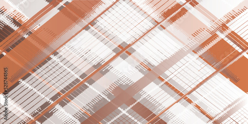 Creative background of crossed white-red stripes. Vector graphics