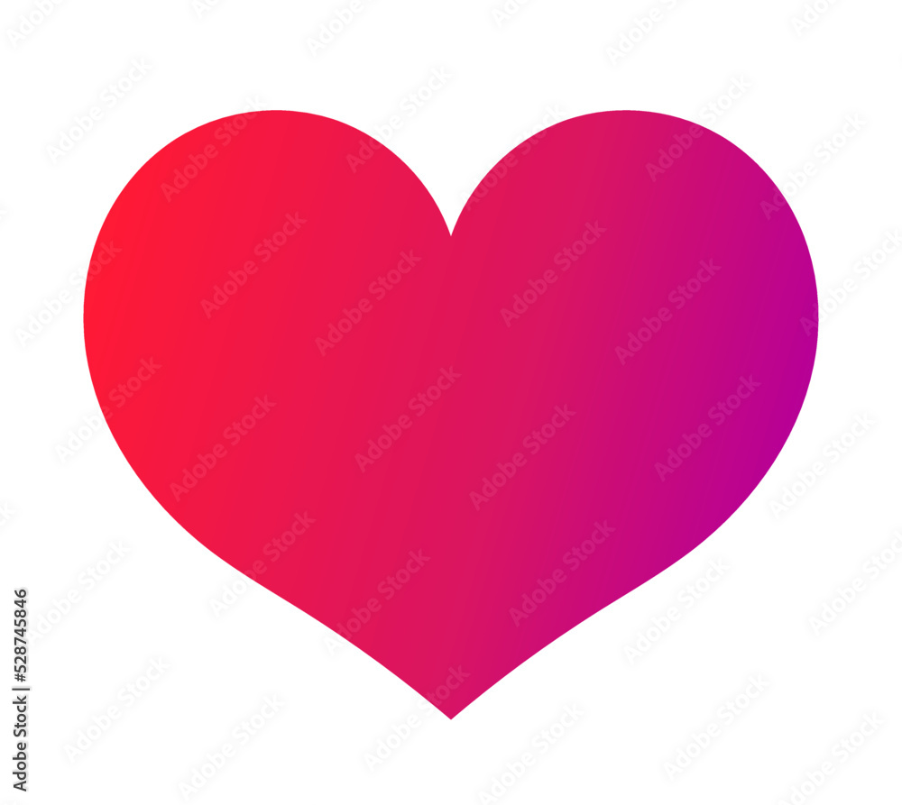 Heart symbol icon.