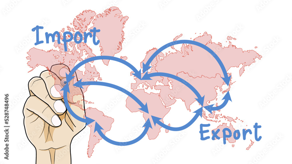 Fototapeta premium Business logistic concept