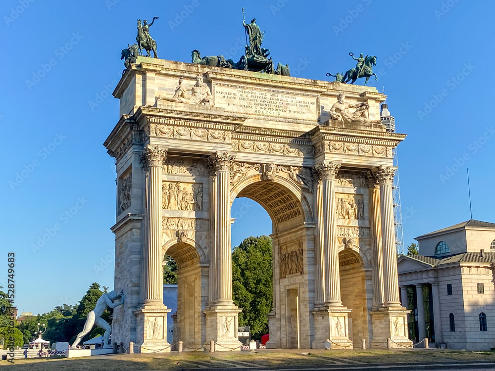 Arco della Pace in Milan Italy
