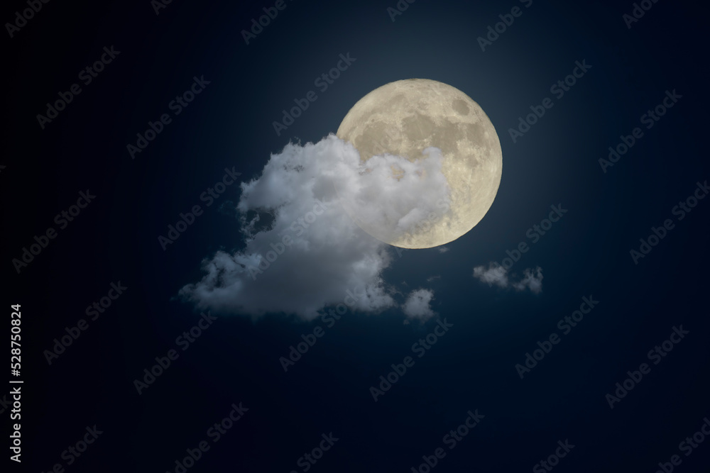 Beautiful full moon night