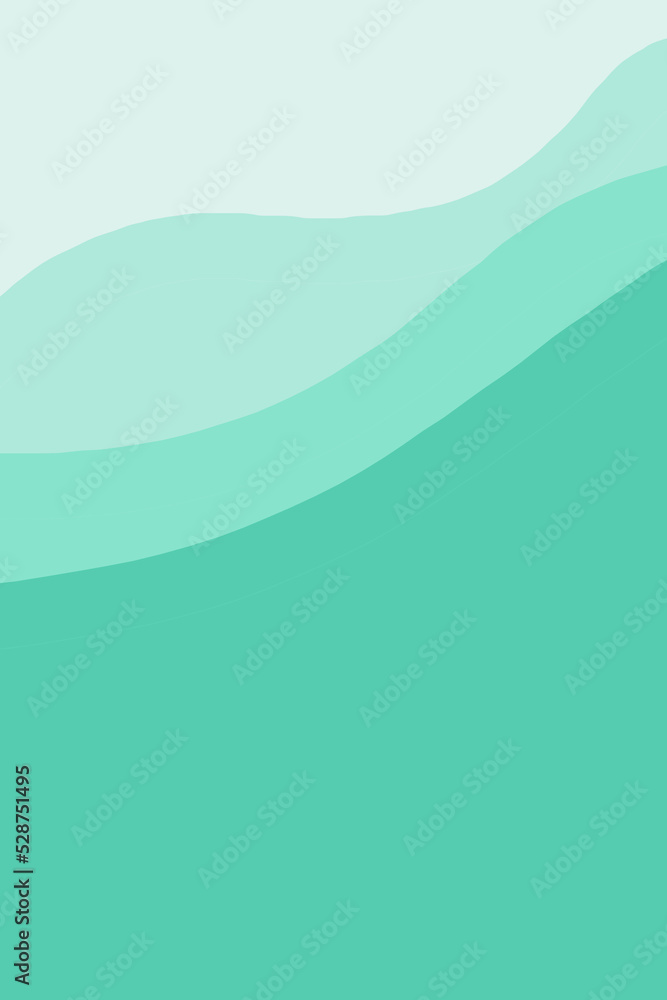 modern pastel mint green lined background with free space