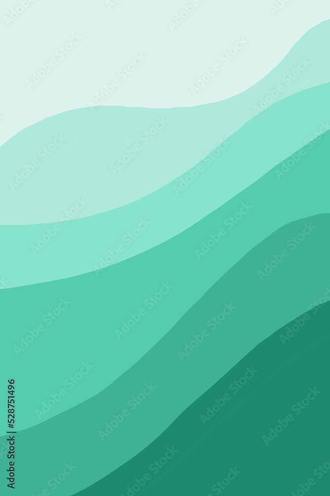 modern pastel mint green lined background with free space