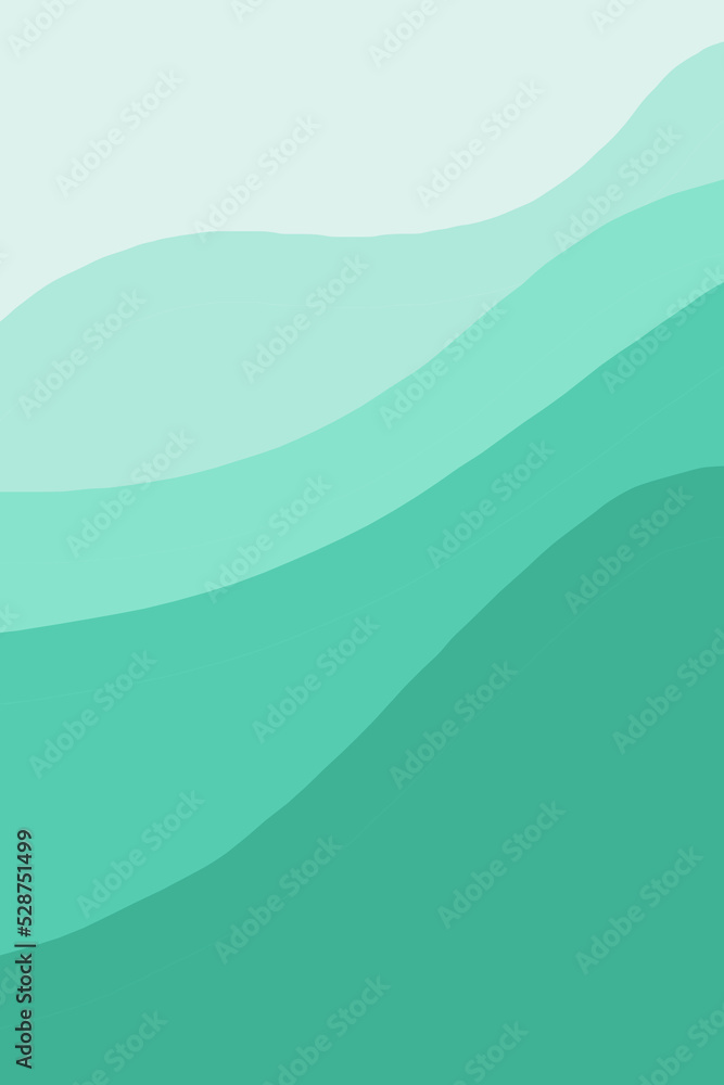 modern pastel mint green lined background with free space