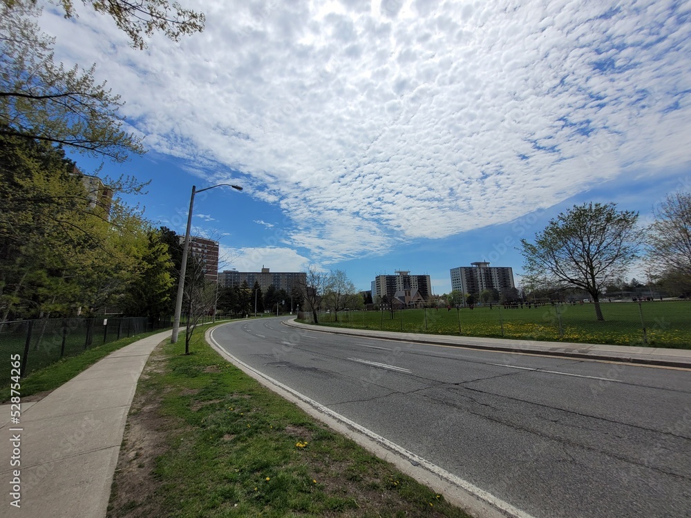 Fototapeta premium road in the city of Toronto