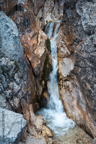 waterfall in the mountains