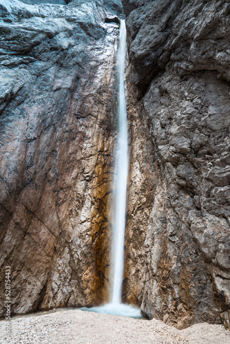 waterfall in the mountains