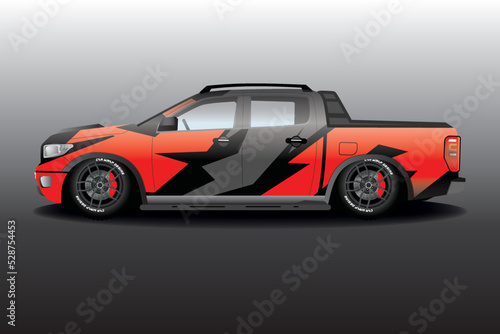 Truck Wrap design for company  decal  wrap  and sticker. vector eps10