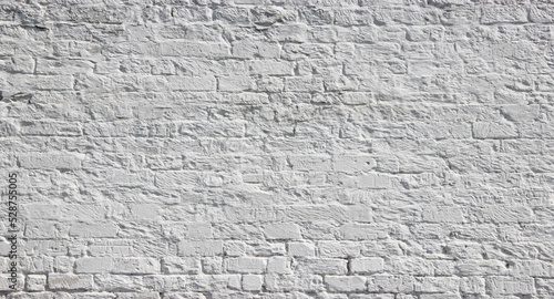Urban White brick wall backgrounds  brick room  interior texture  wall background.