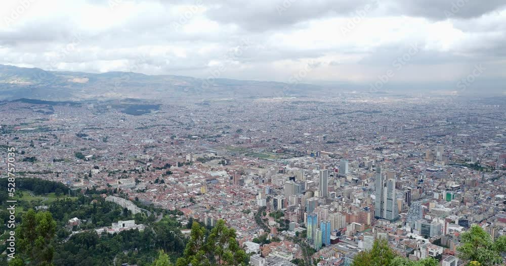 View from above at city Bogota, Colombia. View from above at city Bogota, Colombia.