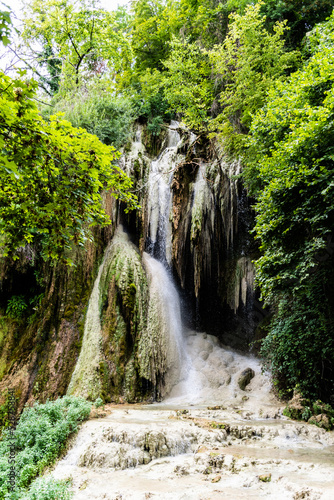Clocota Waterfall, located on the edge of the spa resort Geoagiu-Bai in Hunedoara County and is one of the most beautiful in the county. Romania.