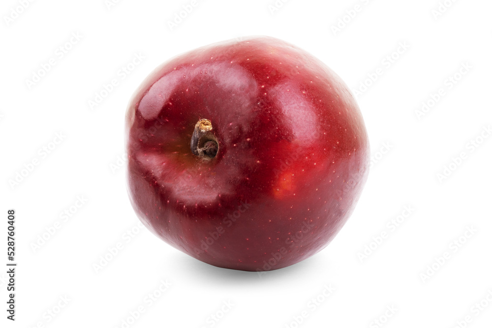 Perfect Fresh Green Apple Isolated on White Background in Full Depth of Field with Clipping Path. Perfect Fresh Green Apple Isolated on White Background in Full Depth of Field with Clipping Path.