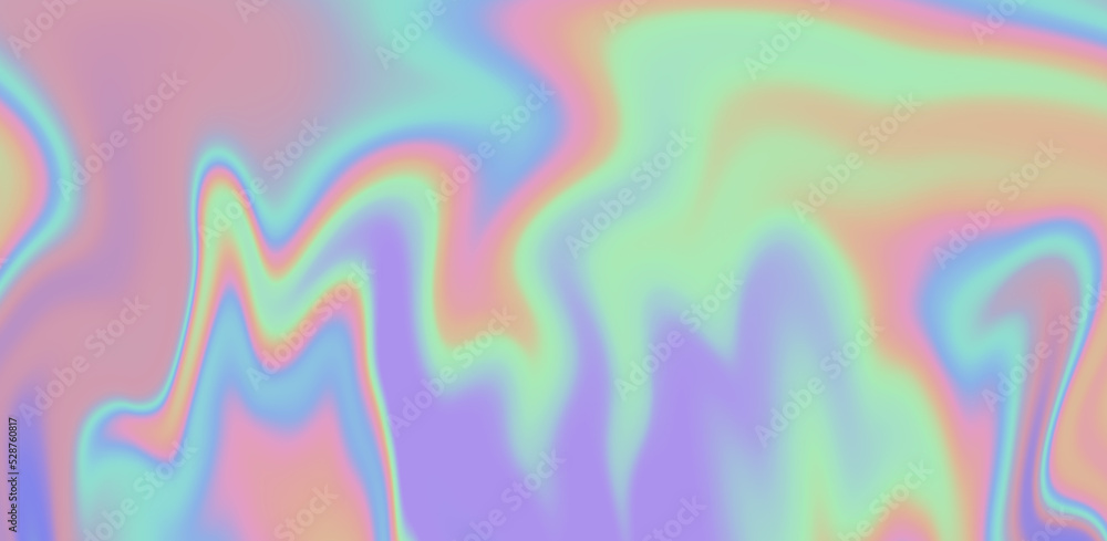 Obraz premium Groovy psychedelic background with colorful paint stains.