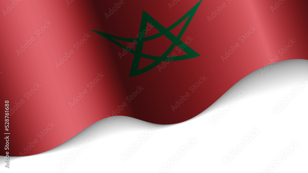 EPS10 Vector Patriotic heart with flag of Morocco.