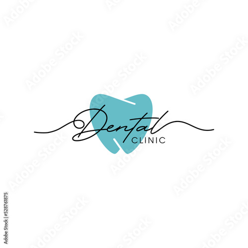 dental logo design signature