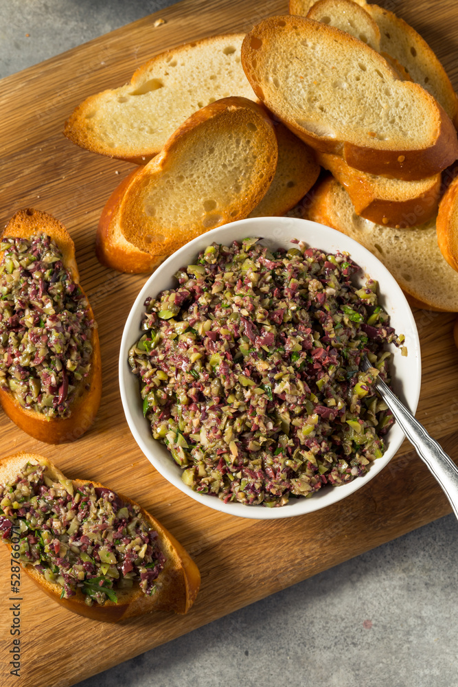 Homemade Mixed Olive Tapenade Appetizer Homemade Mixed Olive Tapenade Appetizer